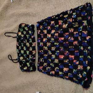 2 piece skirt set from f21